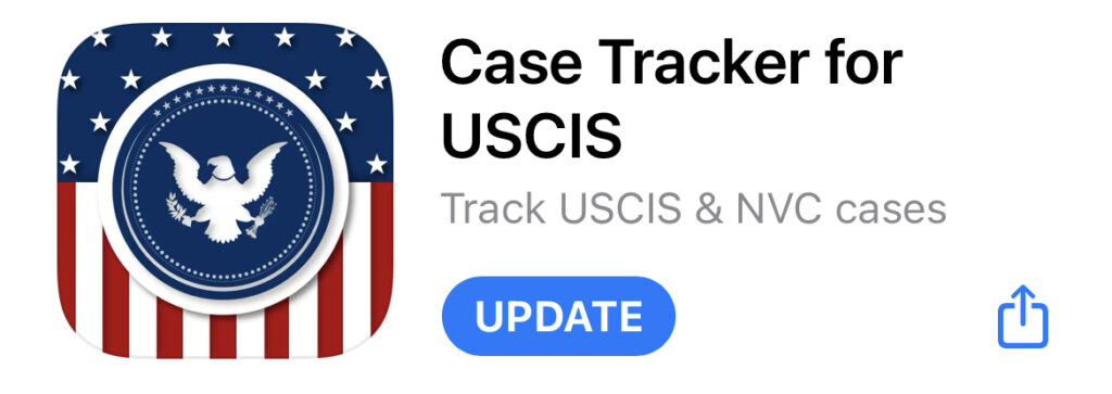 CR1ビザタイムライン K1ビザでも使えるUSCISのおすすめアプリ。Case Tracker For USCISアプリについて